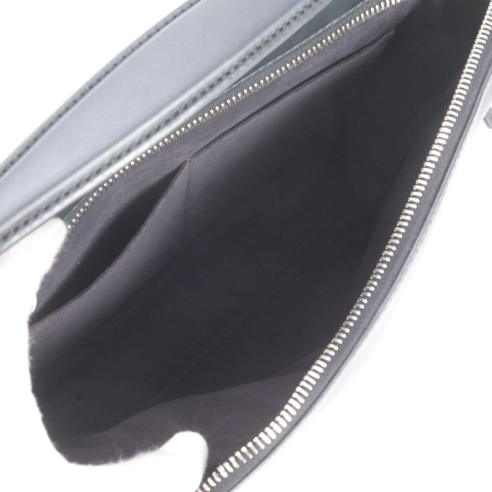Fendi Com Leather Handbag Black — view 8