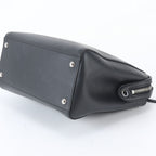 Fendi Com Leather Handbag Black — view 4