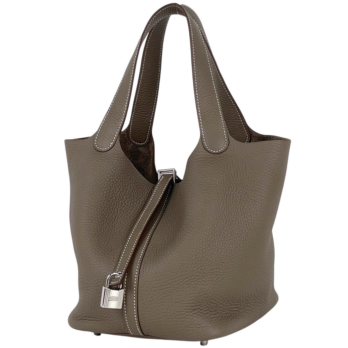 Hermes Picotin Lock MM Mini Bag Togo Etoupe
