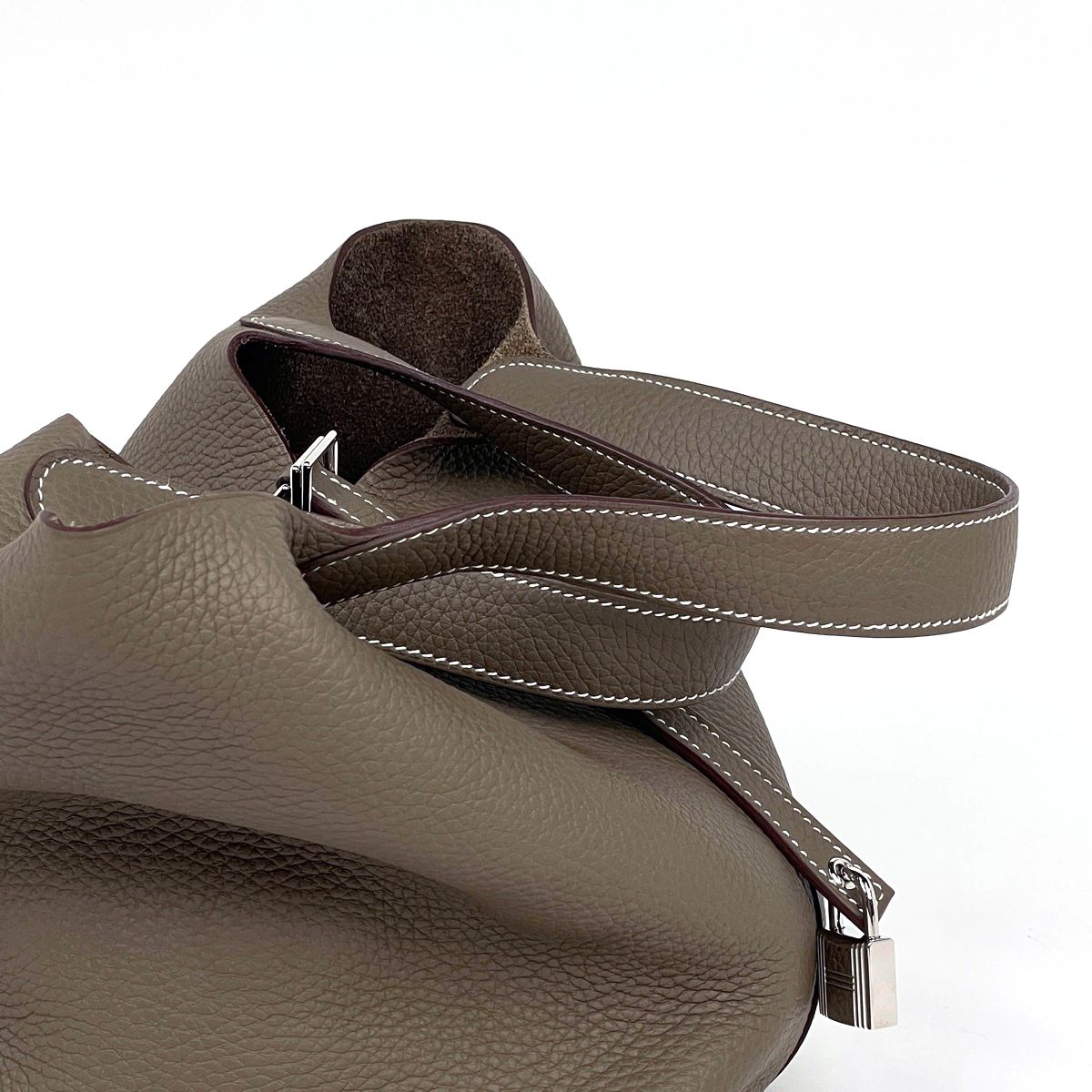 Hermes Picotin Lock MM Mini Bag Togo Etoupe — view 5