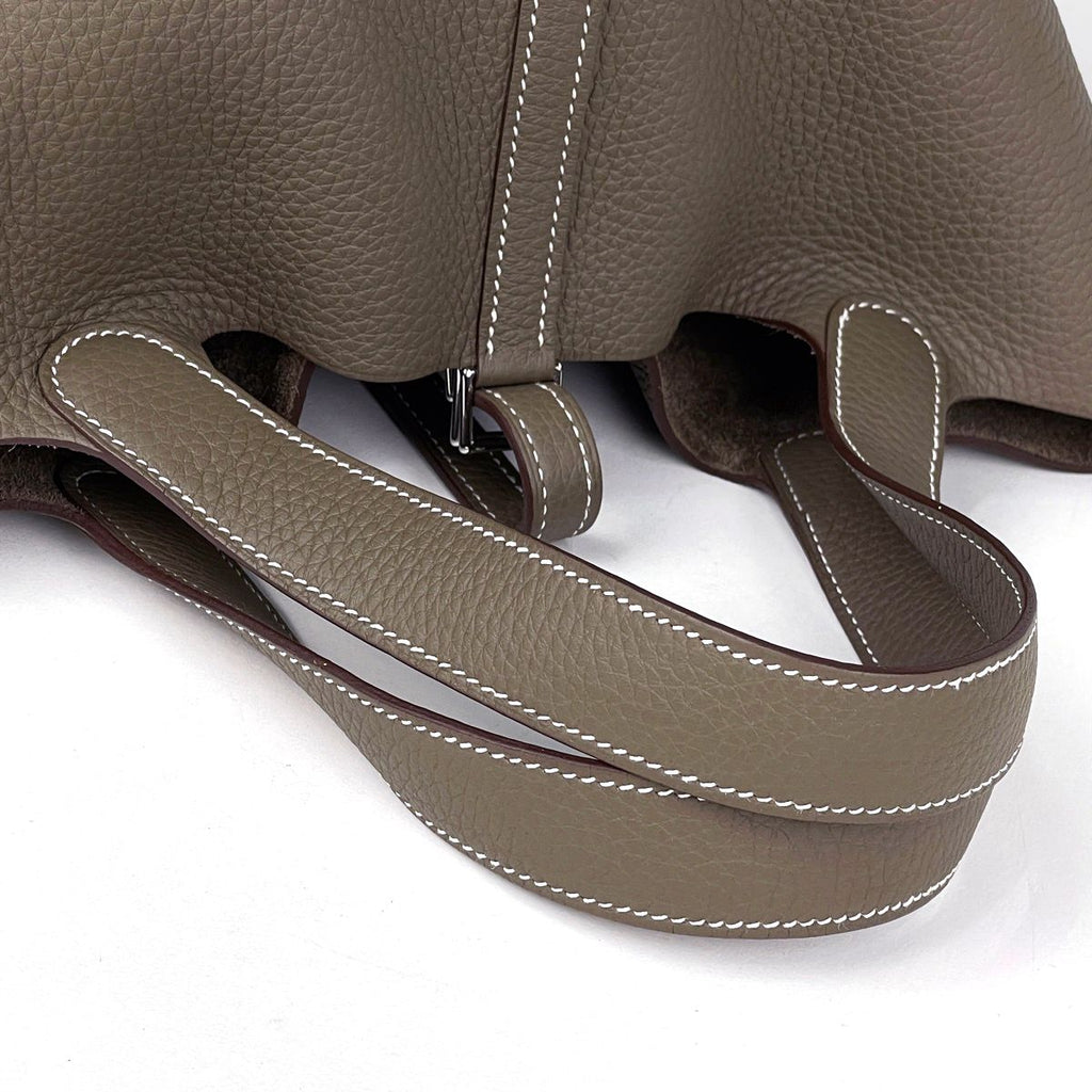 Hermes Picotin Lock MM Mini Bag Togo Etoupe — view 6