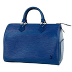 Louis Vuitton Speedy 30 Mini Boston Handbag Epi Toledo Blue