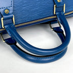 Louis Vuitton Speedy 30 Mini Boston Handbag Epi Toledo Blue — view 6