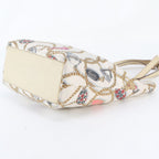 Gucci Chain Pattern Leather Nylon Tote Shoulder Hand — view 4