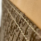 Dior Street Chic Shoulder Bag Trotter Pattern Canvas Beige — view 6