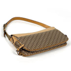 Dior Street Chic Shoulder Bag Trotter Pattern Canvas Beige — view 2