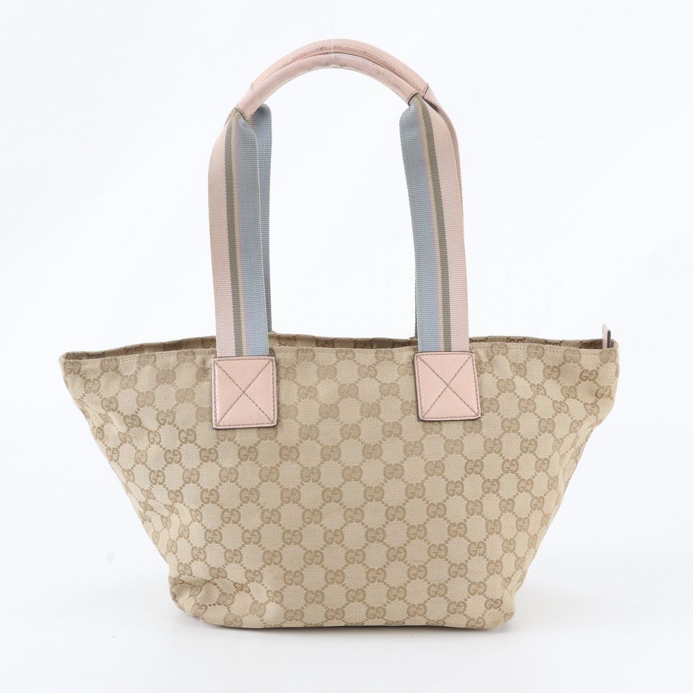 Gucci GG Canvas Leather Tote Shoulder Hand — view 3