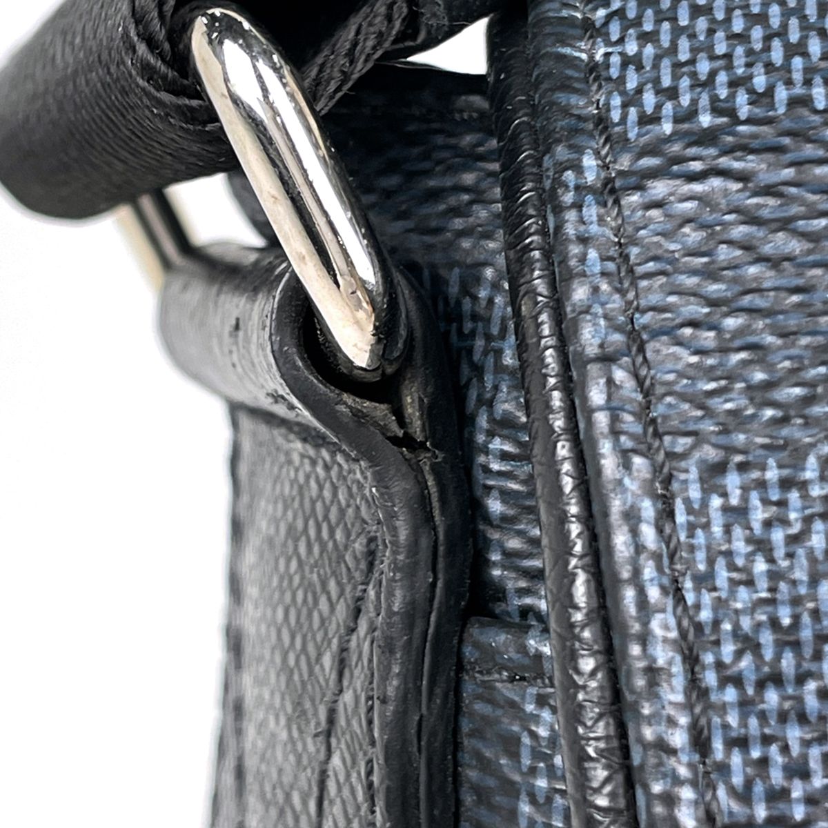 Louis Vuitton Match Point Messenger Shoulder Bag Damier Ecobalt Noir Navy — view 4