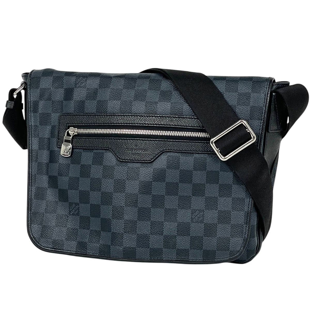 Louis Vuitton Match Point Messenger Shoulder Bag Damier Ecobalt Noir Navy