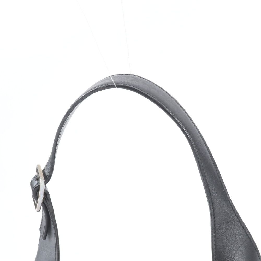 Gucci 001 Leather Nylon Shoulder Bag Hand Black — view 2