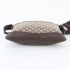 Gucci GG Canvas Leather Shoulder Bag Crossbody Messenger Business — view 6
