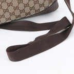 Gucci GG Canvas Leather Shoulder Bag Crossbody Messenger Business — view 2