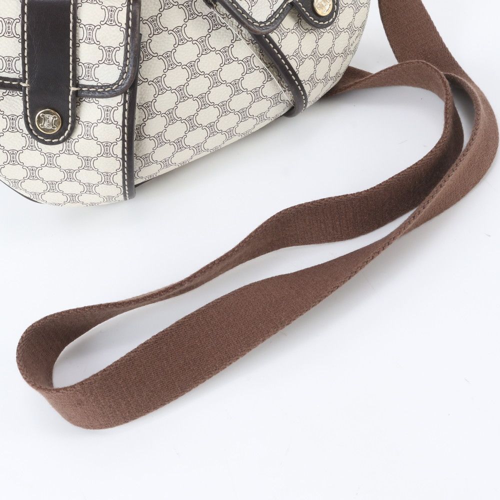 Celine Macadam Leather Shoulder Bag Crossbody — view 2