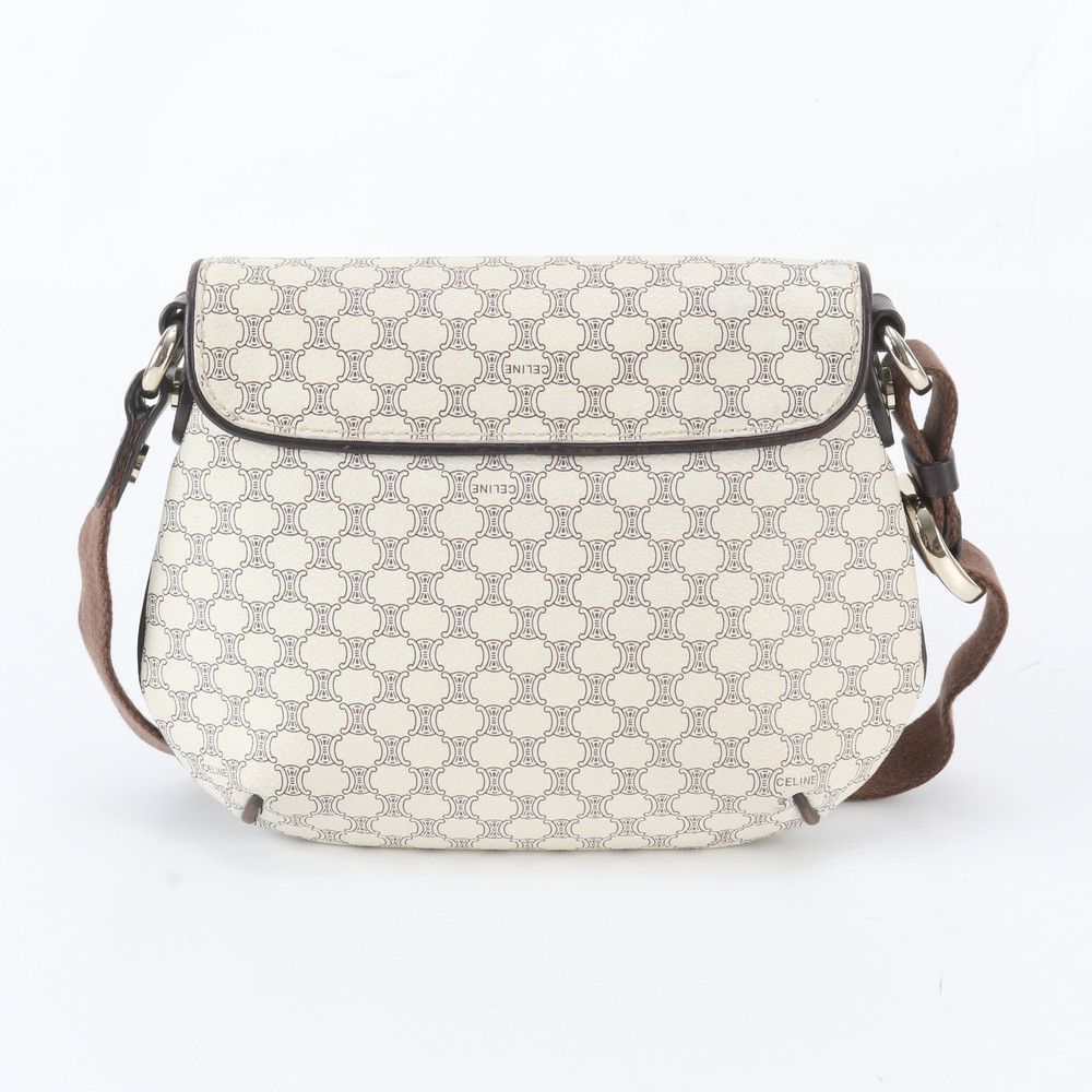 Celine Macadam Leather Shoulder Bag Crossbody — view 3