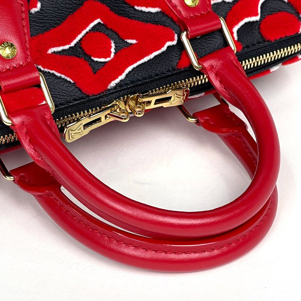 Louis Vuitton Speedy Bandouliere 25 2-Way Urus Fisher Handbag Monogram Black — view 7