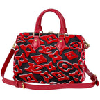 Louis Vuitton Speedy Bandouliere 25 2-Way Urus Fisher Handbag Monogram Black