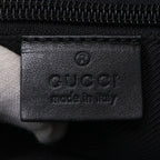 Gucci GG Canvas Leather Tote Shoulder Business Black — view 8