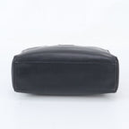 Gucci Vintage Interlocking Leather Handbag Tote Navy — view 6