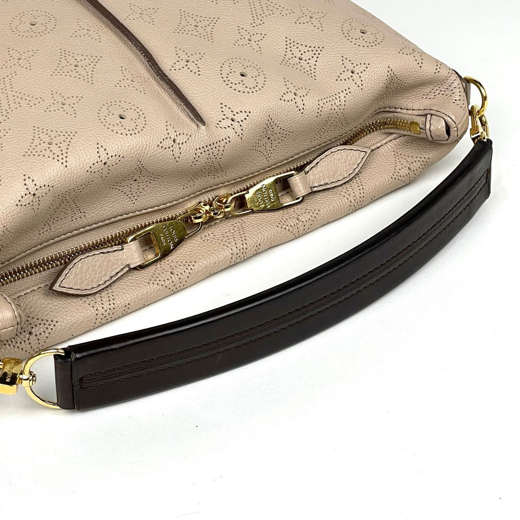 Louis Vuitton Selene PM Shoulder Bag Monogram Mahina Sable — view 8