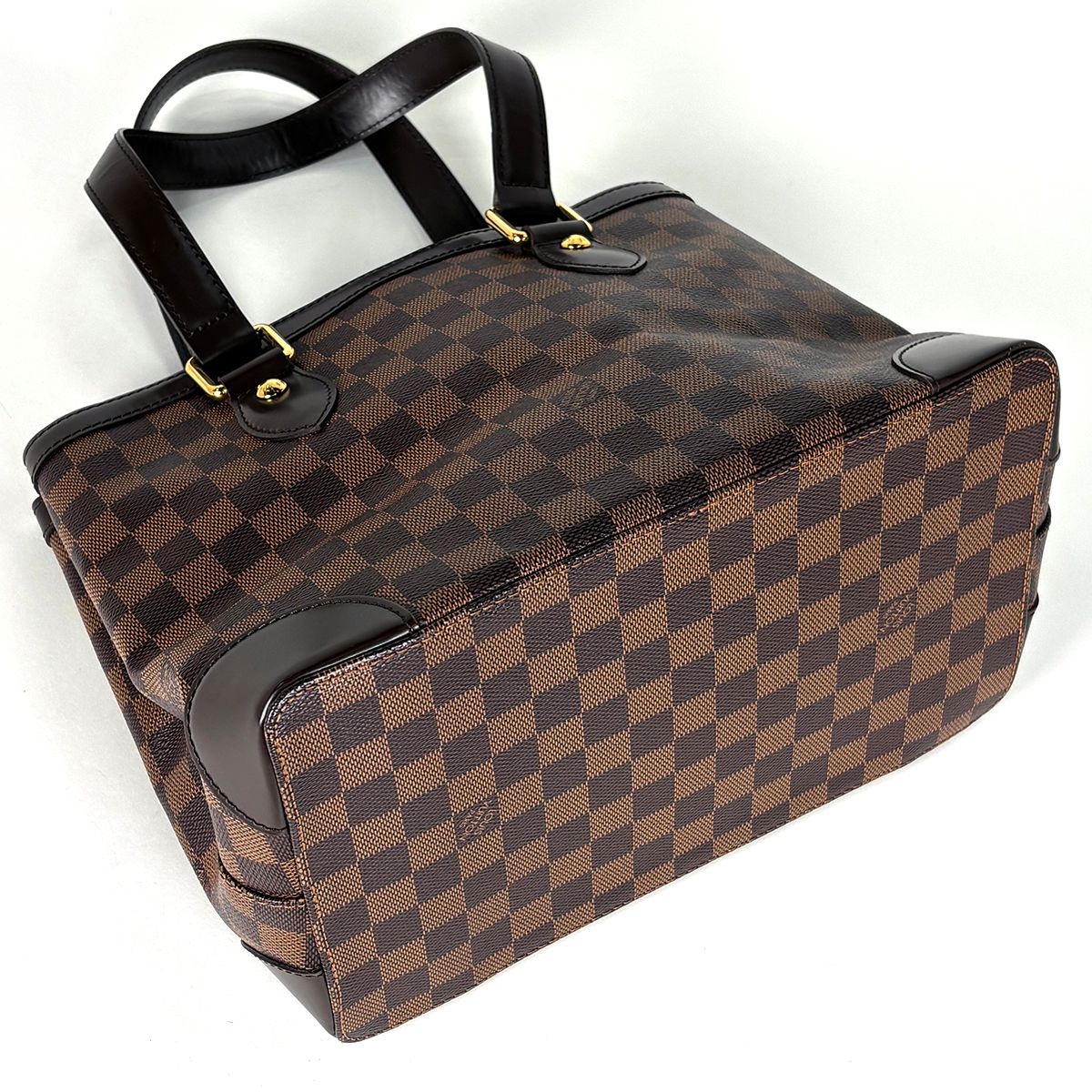 Louis Vuitton Hampstead PM Shoulder Bag Tote Damier Brown — view 2