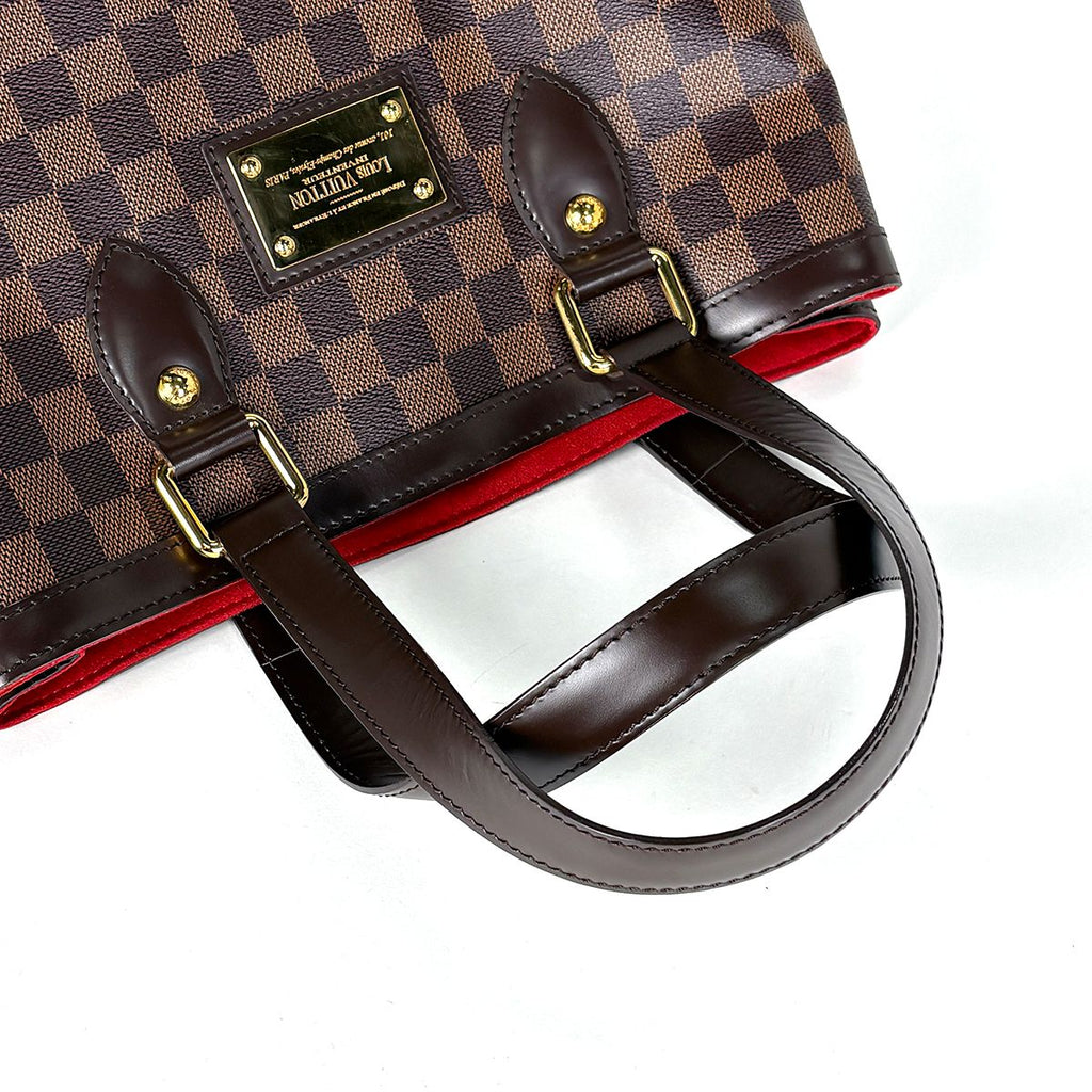 Louis Vuitton Hampstead PM Shoulder Bag Tote Damier Brown — view 6