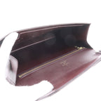Louis Vuitton Taiga Pochette Clado Acajou Leather Clutch Pouch — view 7