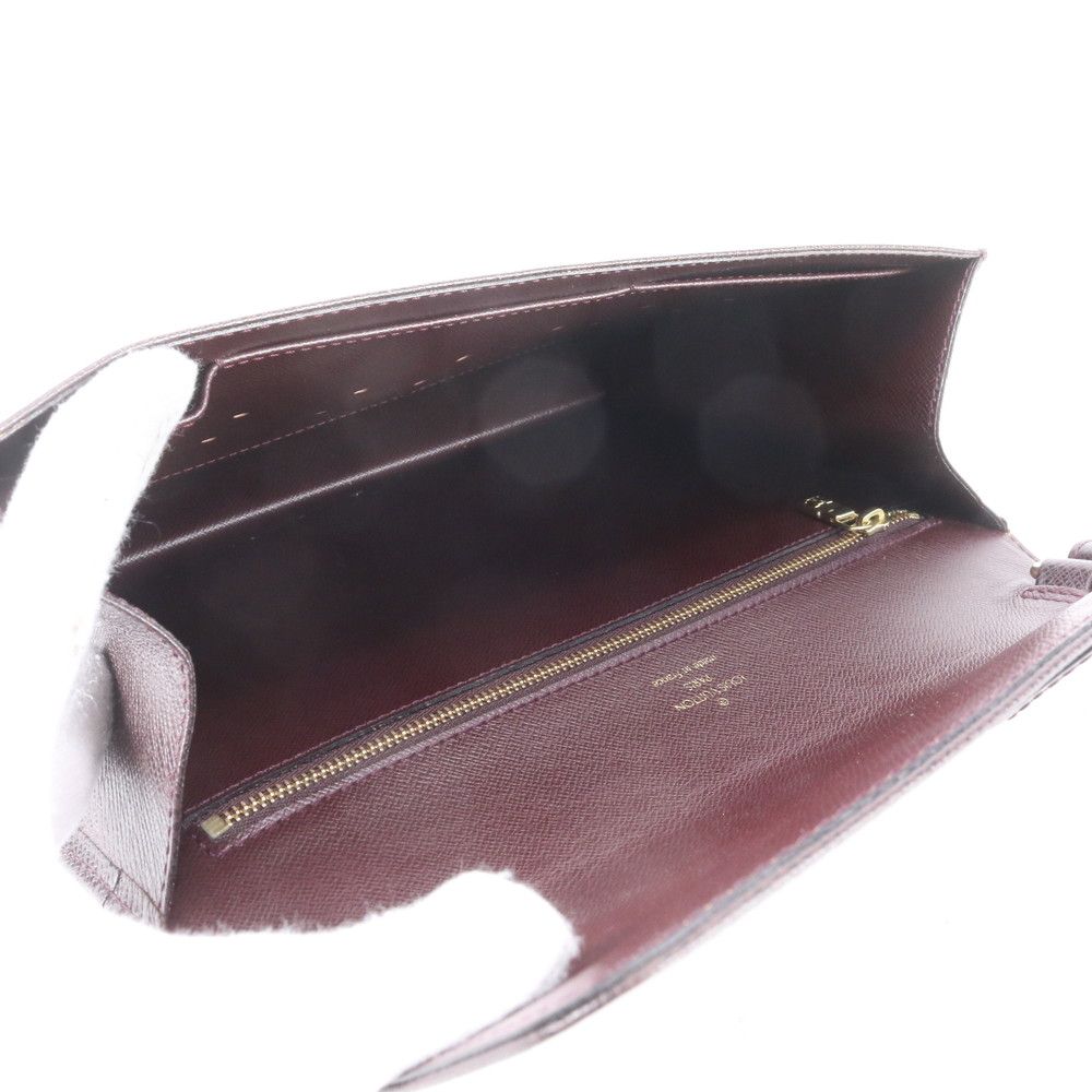 Louis Vuitton Taiga Pochette Clado Acajou Leather Clutch Pouch — view 7