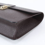 Louis Vuitton Taiga Pochette Clado Acajou Leather Clutch Pouch — view 4