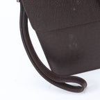 Louis Vuitton Taiga Pochette Clado Acajou Leather Clutch Pouch — view 2