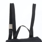 Prada Tessuto Nylon Triangle Logo Backpack Black — view 2