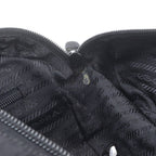 Prada Tessuto Nylon Triangle Logo Backpack Black — view 8
