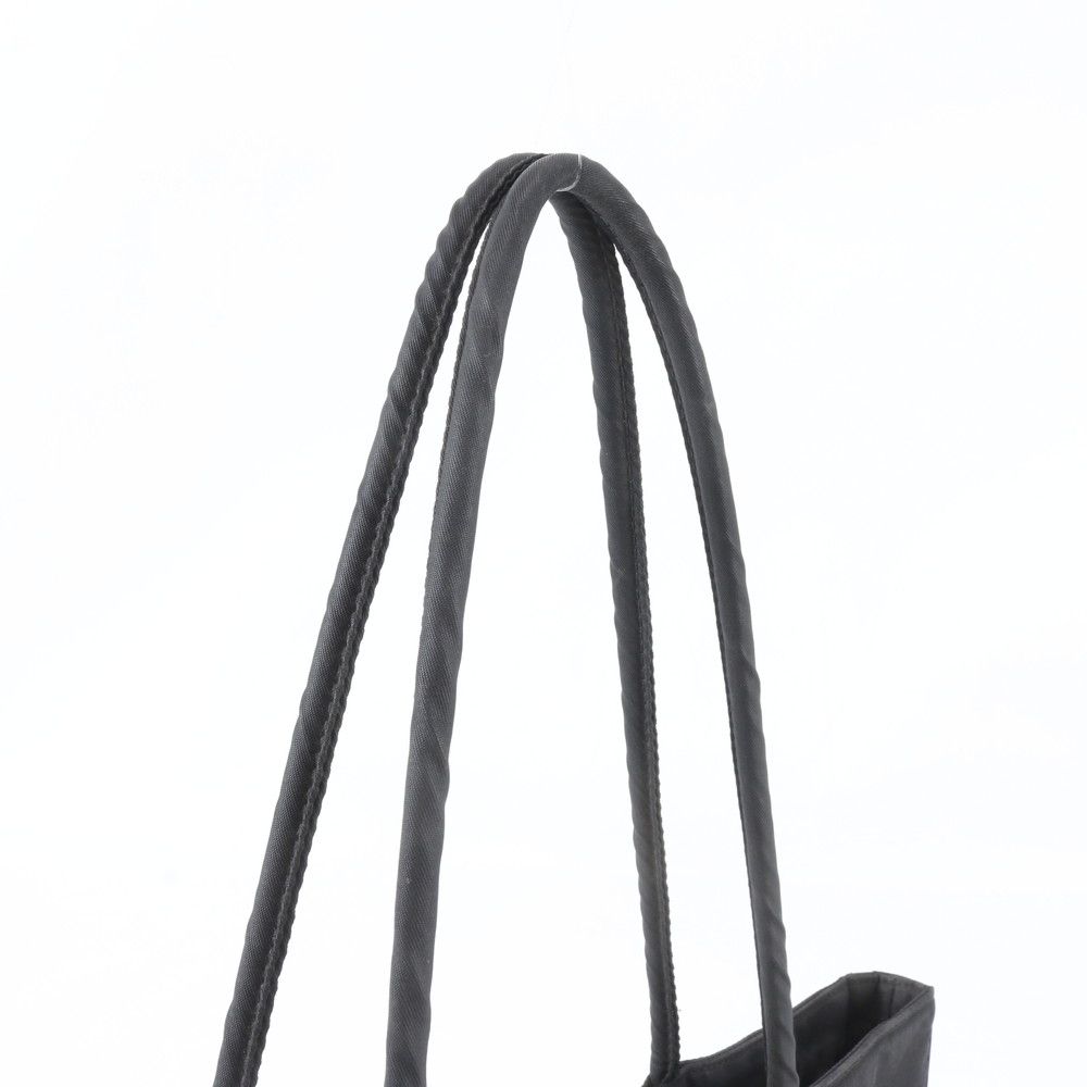 Prada Tessuto Nylon Triangle Logo Tote Shoulder — view 2