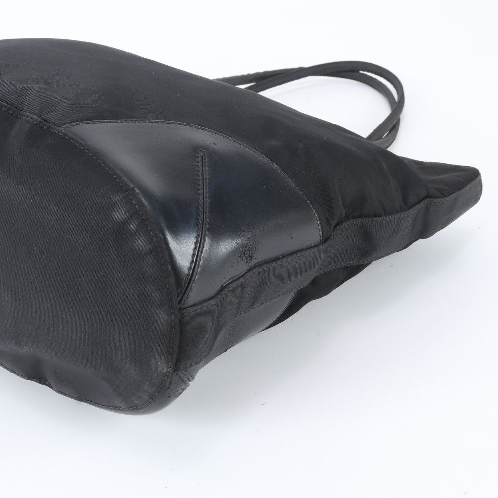 Prada Tessuto Nylon Triangle Logo Tote Shoulder — view 4