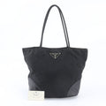 Prada Tessuto Nylon Triangle Logo Tote Shoulder
