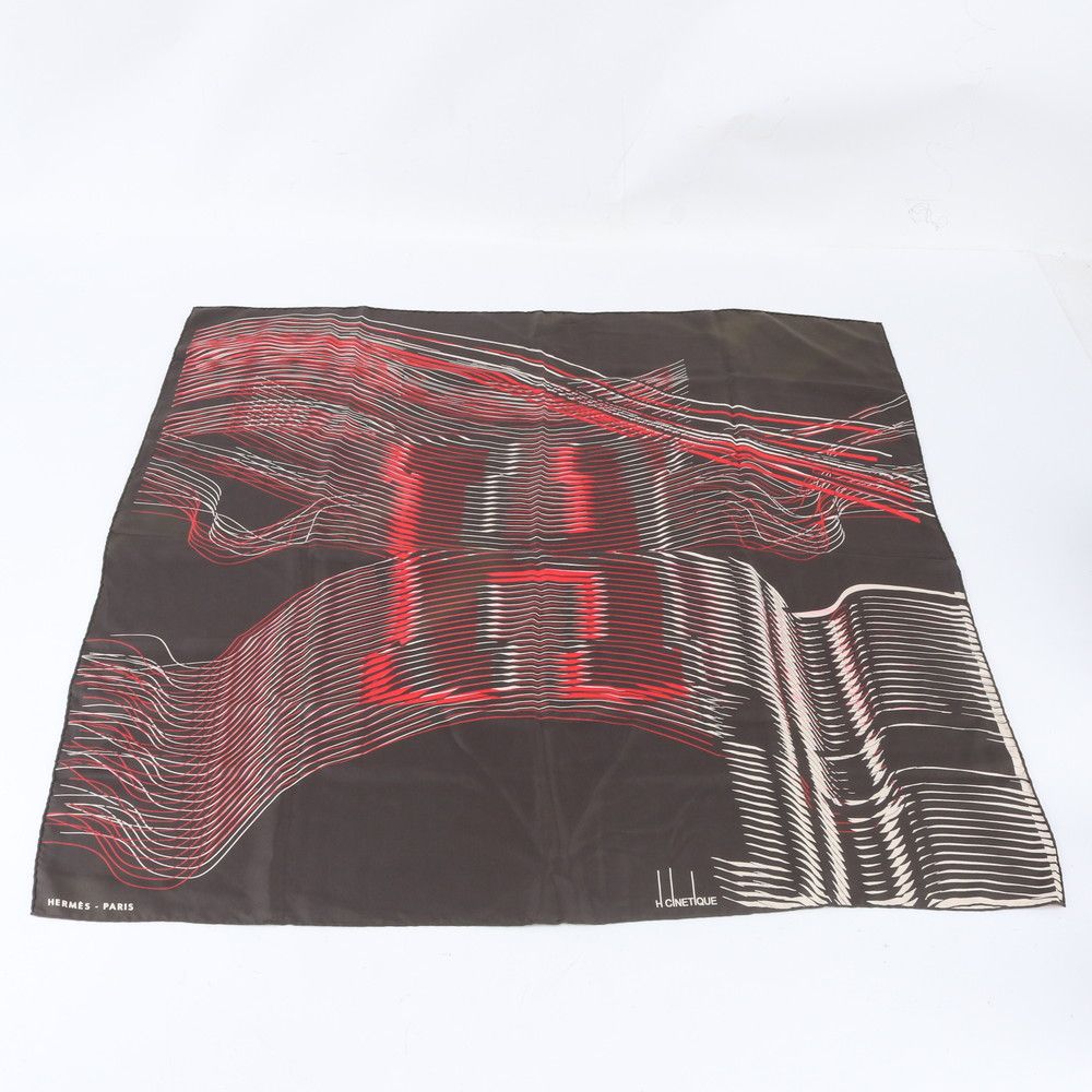 Hermes Carre 90 Cinetique Cinetic Silk 100% Scarf