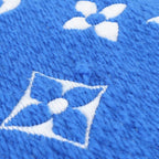 Louis Vuitton Tag Echarpe Logo Mania Silk Monogram Blue Scarf — view 8