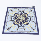 Hermes Tagged Carre Eperon D'or Yellow Gold Spurs Silk 100% Scarf — view 7