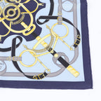 Hermes Tagged Carre Eperon D'or Yellow Gold Spurs Silk 100% Scarf — view 6