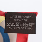 Hermes Tagged Carre Eperon D'or Yellow Gold Spurs Silk 100% Scarf — view 9