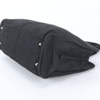 Prada Tessuto Nylon Triangle Logo Tote Shoulder Business — view 4