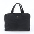 Prada Tessuto Nylon Triangle Logo Tote Shoulder Business