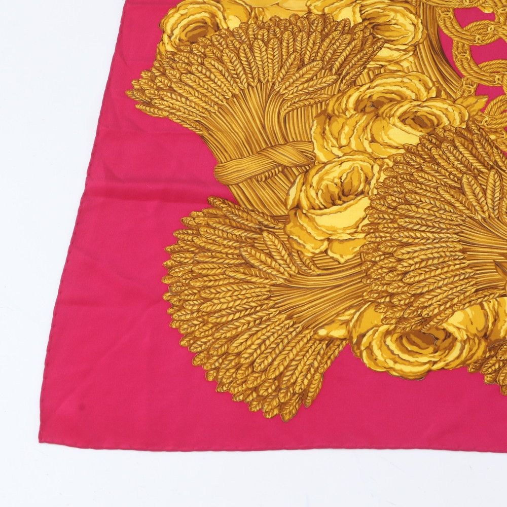 Chanel Camellia Chain Pattern Scarf — view 4