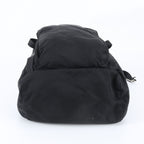 Prada Tessuto Nylon Triangle Logo Backpack Shoulder Bag Black — view 5