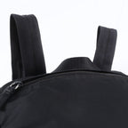 Prada Tessuto Nylon Triangle Logo Backpack Shoulder Bag Black — view 2