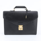 Louis Vuitton Epi Serviette Conseil Leather Business Document Briefcase