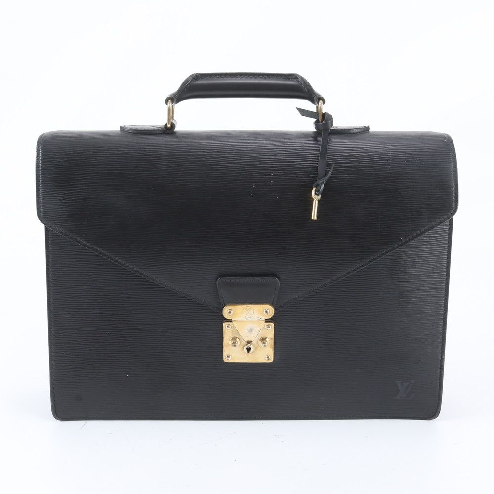 Louis Vuitton Epi Serviette Conseil Leather Business Document Briefcase