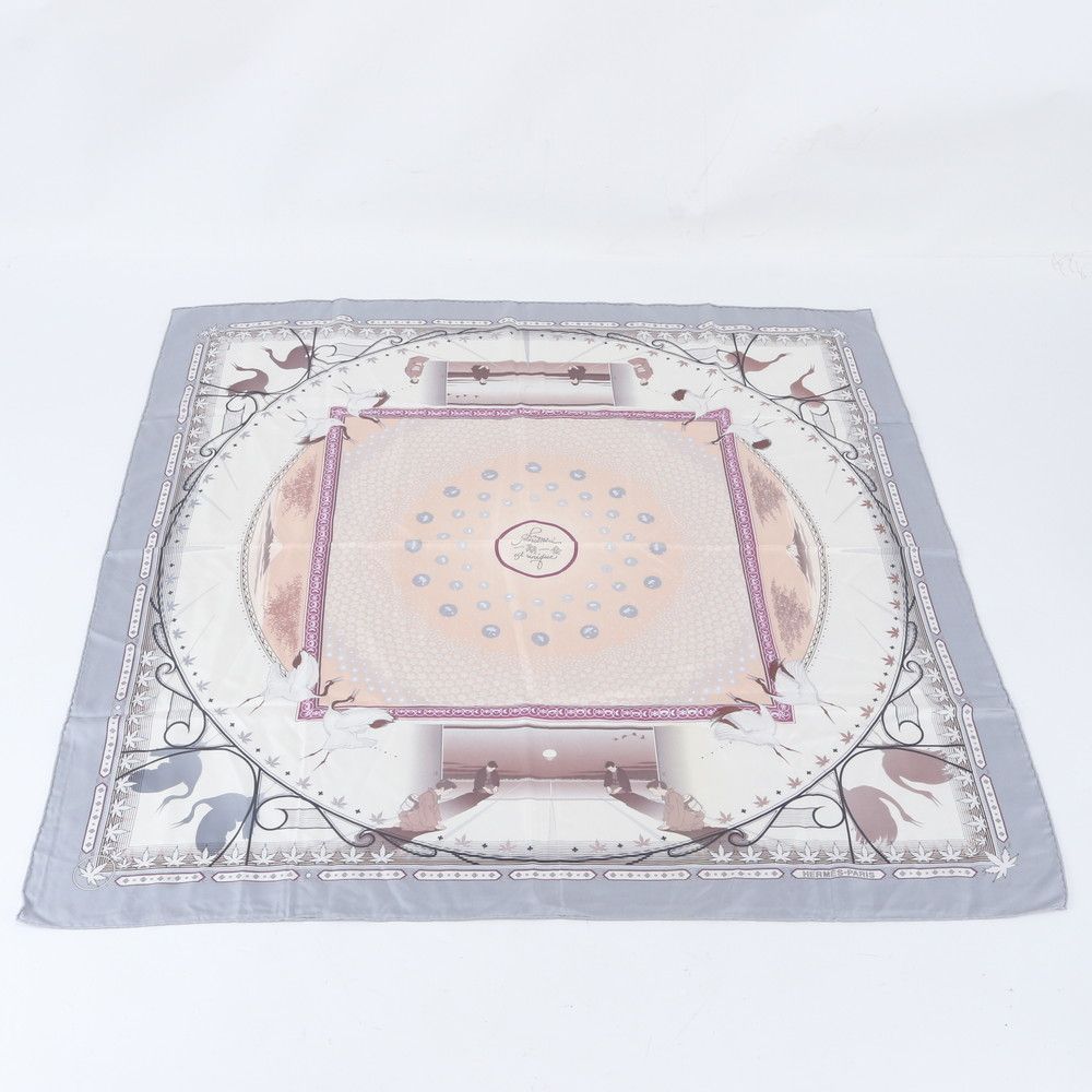 Hermes Carre 90 Chaque Rencontre Est Unique Era One Meeting Silk 100% Scarf