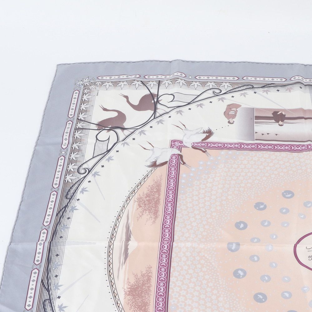 Hermes Carre 90 Chaque Rencontre Est Unique Era One Meeting Silk 100% Scarf — view 2