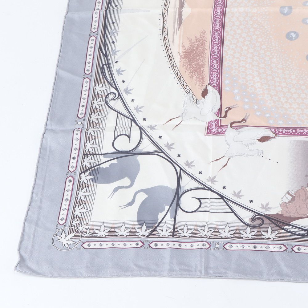 Hermes Carre 90 Chaque Rencontre Est Unique Era One Meeting Silk 100% Scarf — view 4