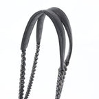 Prada Chain Leather Shoulder Bag Tote Black — view 2